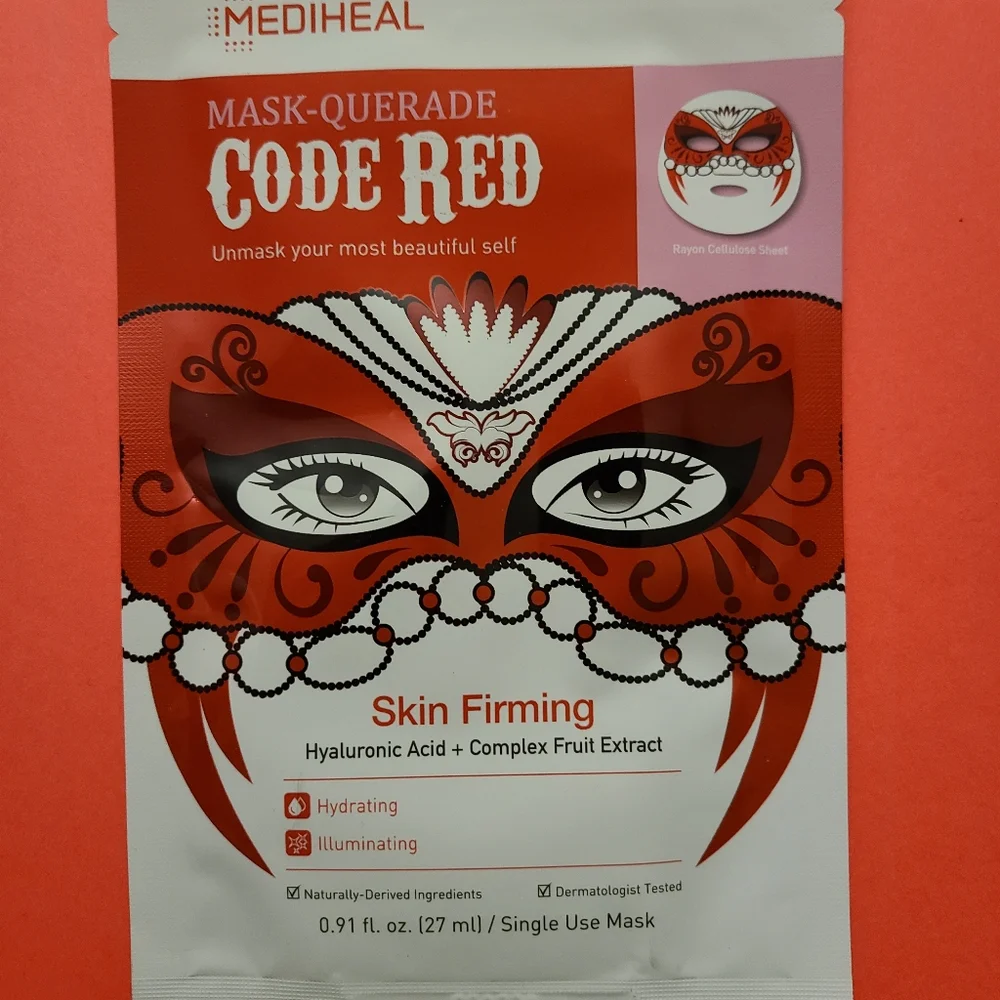 NIP-FACE Mask---***READ DESCRIPTION****MEDI-HEAL CodeRed Masquerade Face Mask - Picture 1 of 7